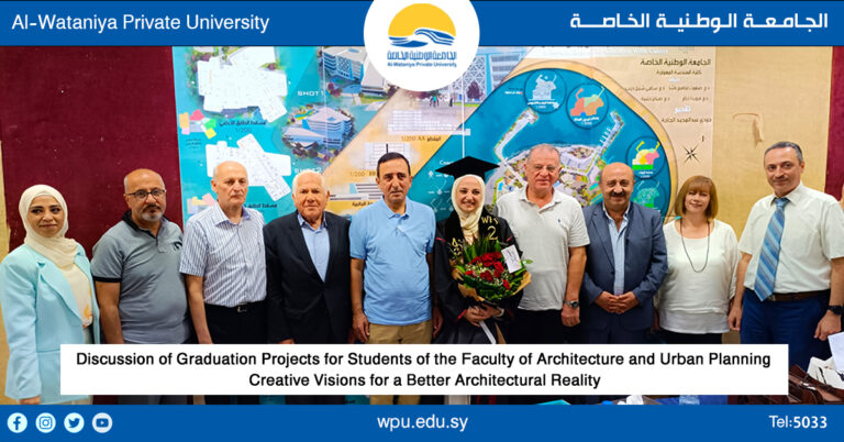 Discussion of Graduation Projects for Students of the Faculty of Architecture and Urban Planning. Creative Visions for a Better Architectural Reality