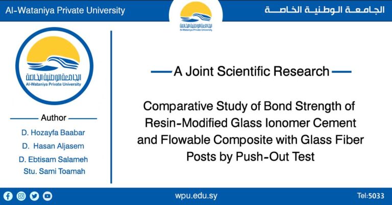 A Joint Scientific Research – faculty of dentistry (WPU)