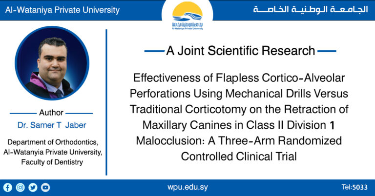 A joint scientific research by Dr. Samer Tarif Jaber in the Curious Magazine for Medical Sciences