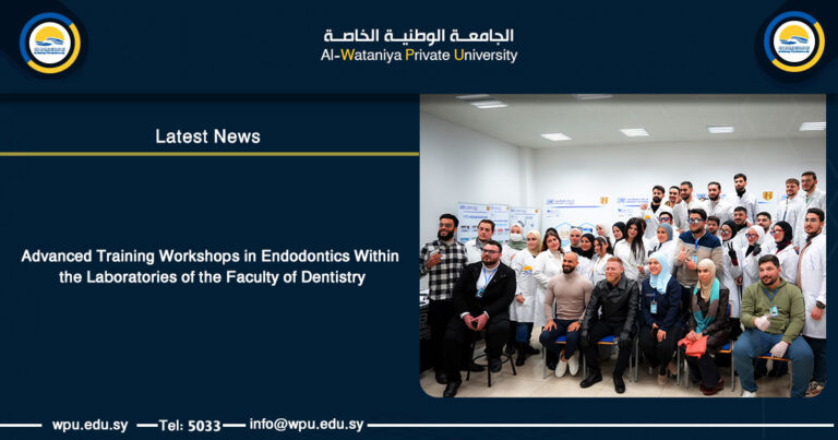Advanced Training Workshops in Endodontics Within the Laboratories of the Faculty of Dentistry
