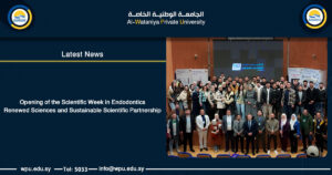 Opening of the Scientific Week in Endodontics Renewed Sciences and Sustainable Scientific Partnership