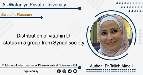 Distribution of vitamin D status in a group from Syrian society