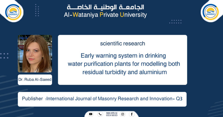 Early warning system in drinking water purification plants for modelling both residual turbidity and aluminium