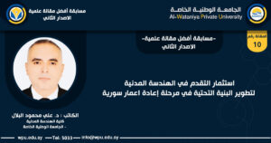 استثمار التقدم في الهندسة المدنية لتطوير البنية التحتية في مرحلة إعادة اعمار سورية