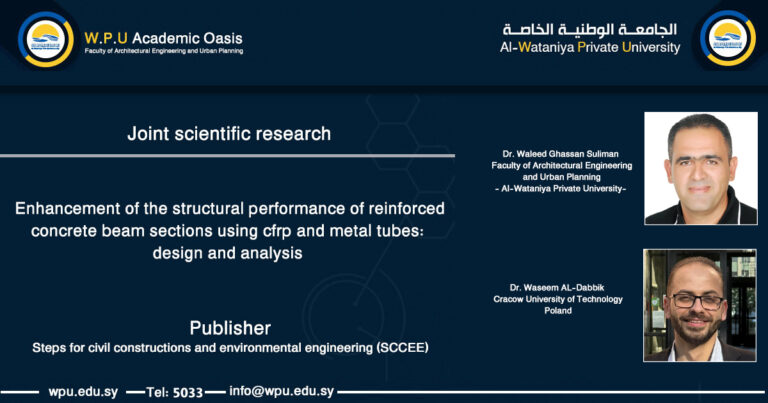 Enhancement of the structural performance of reinforced concrete beam sections using cfrp and metal tubes: design and analysis.