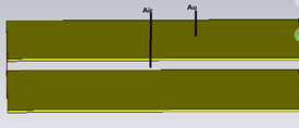 الشكل (3.1)المقطع العرضي لخط النقل