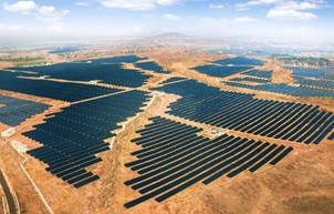 الشكل (4): محطة Bhadla Solar Park